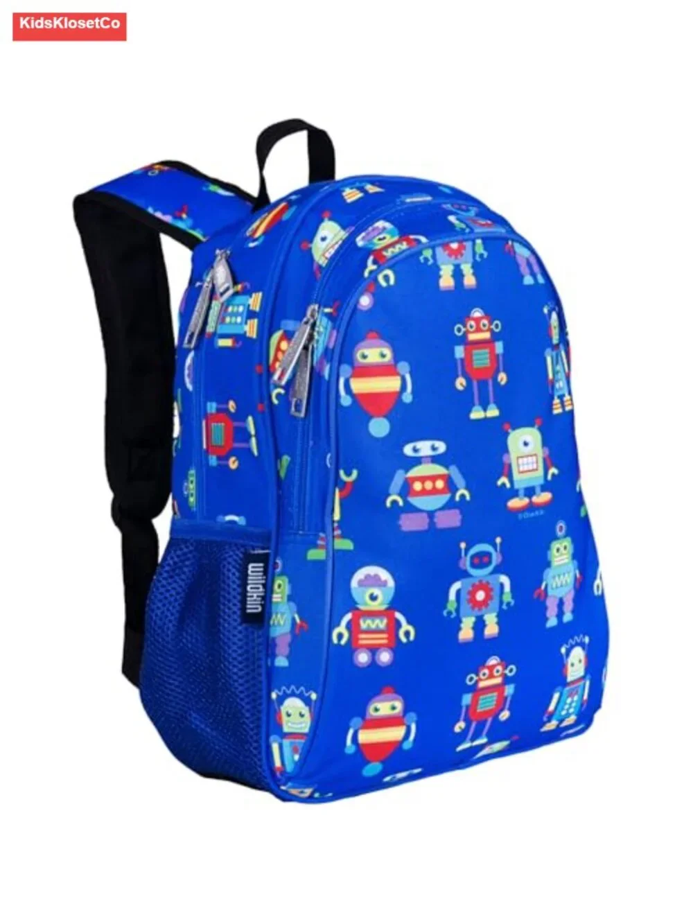 15 Inch Backpack for Elementary School, Padded Straps, Water Bottle Pocket